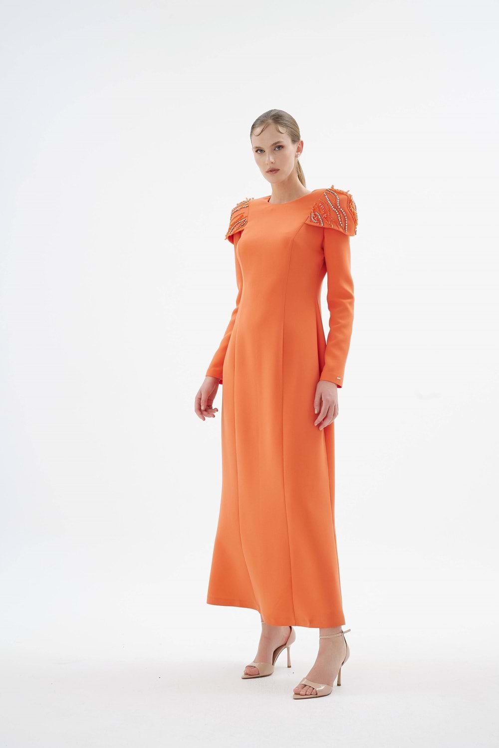 BAGLIORE ELBİSE TURUNCU