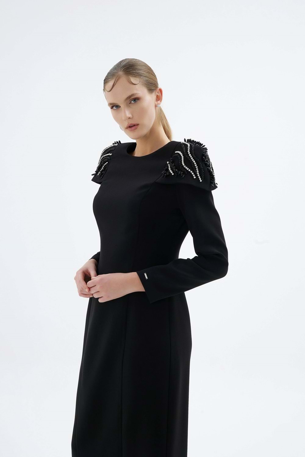 BAGLIORE ELBİSE SİYAH