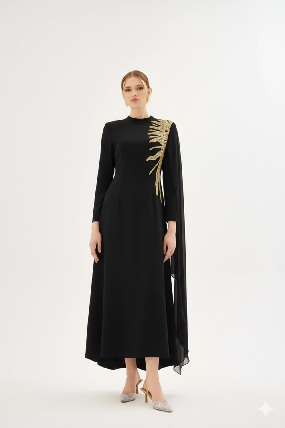 HELIA ELBİSE SİYAH