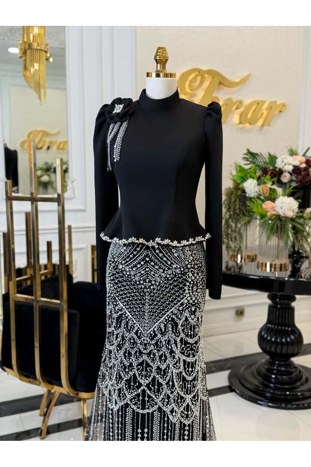 SARELİN DRESS SİYAH