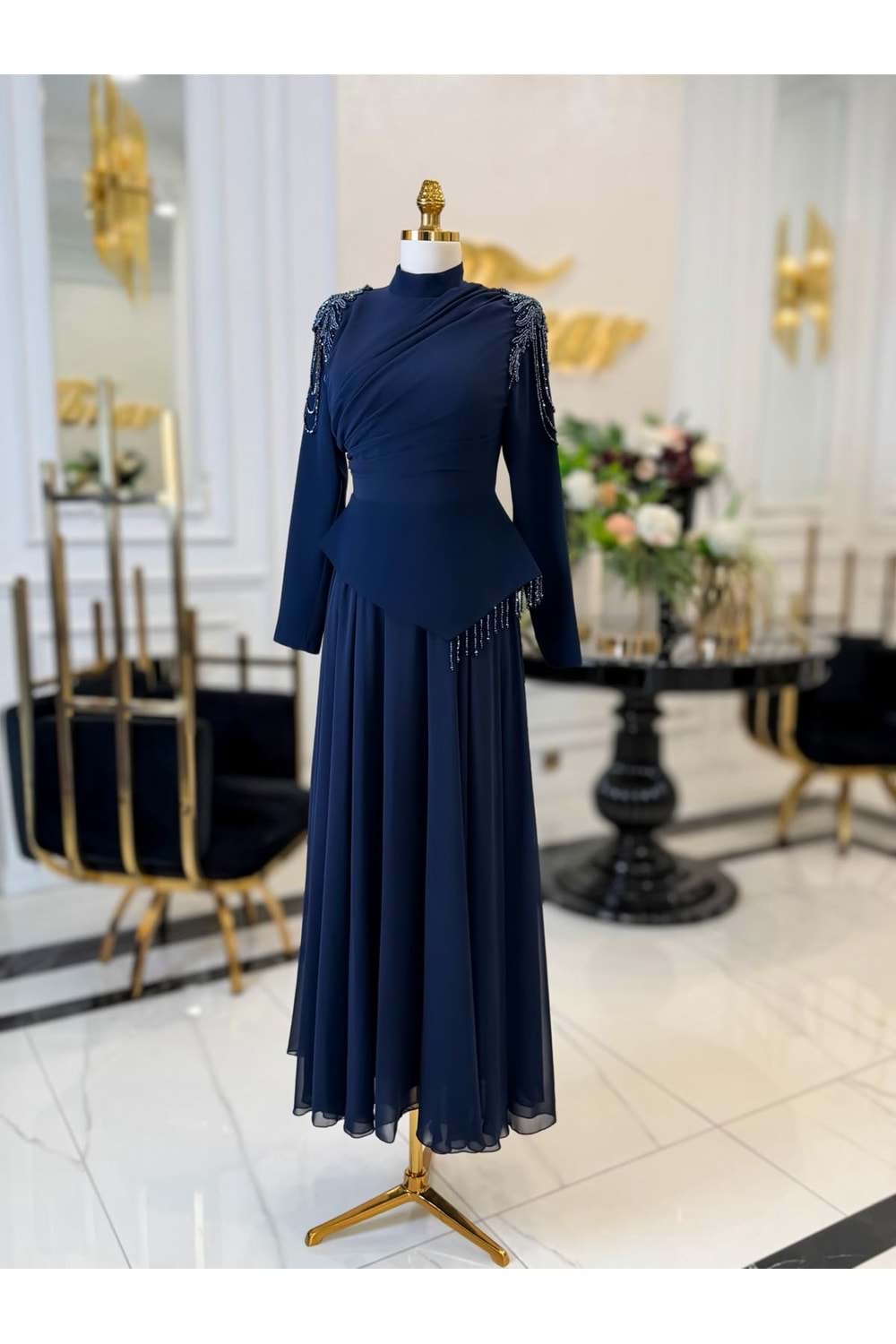 ALARA DRESS LACİVERT