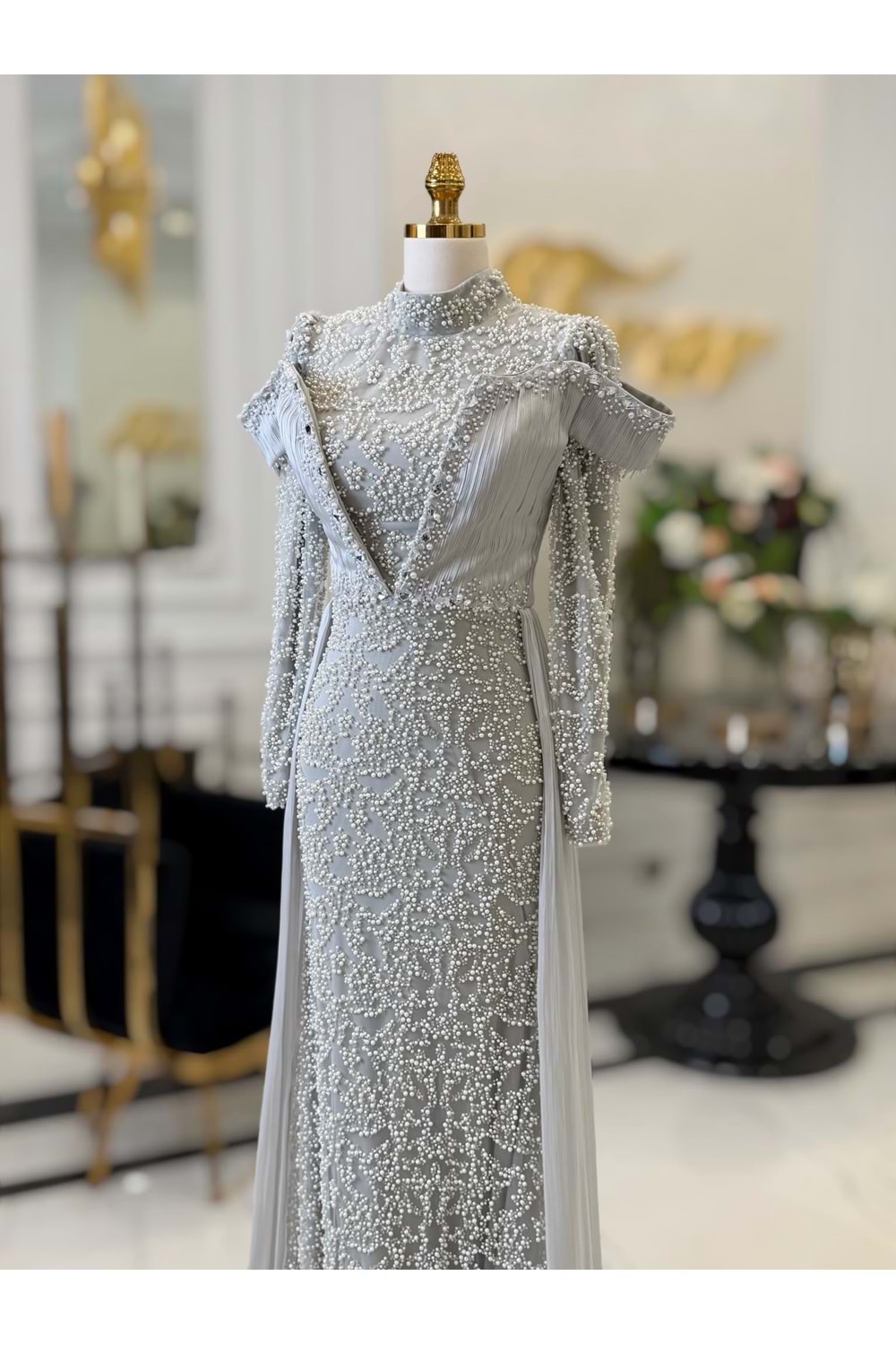 VİNA DRESS GRİ
