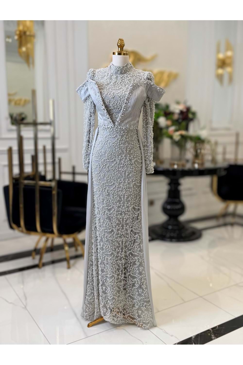 VİNA DRESS GRİ