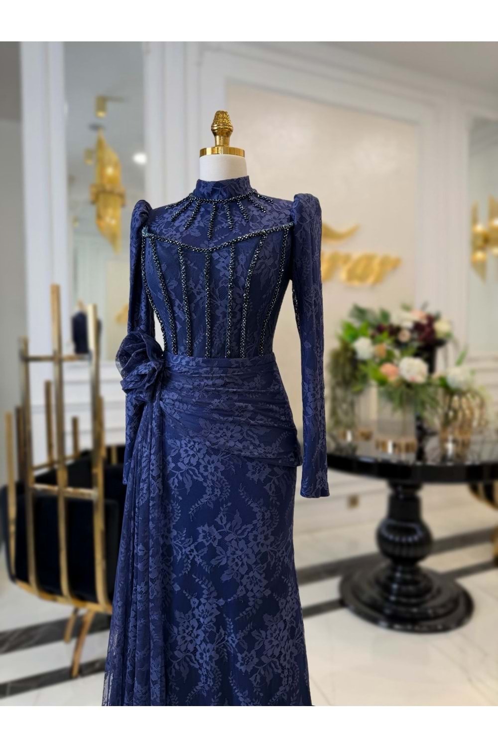 AMELİS DRESS LACİVERT