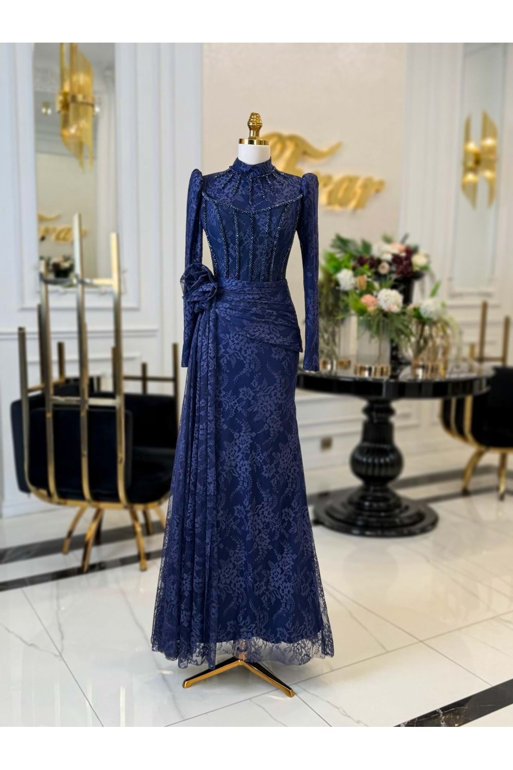 AMELİS DRESS LACİVERT