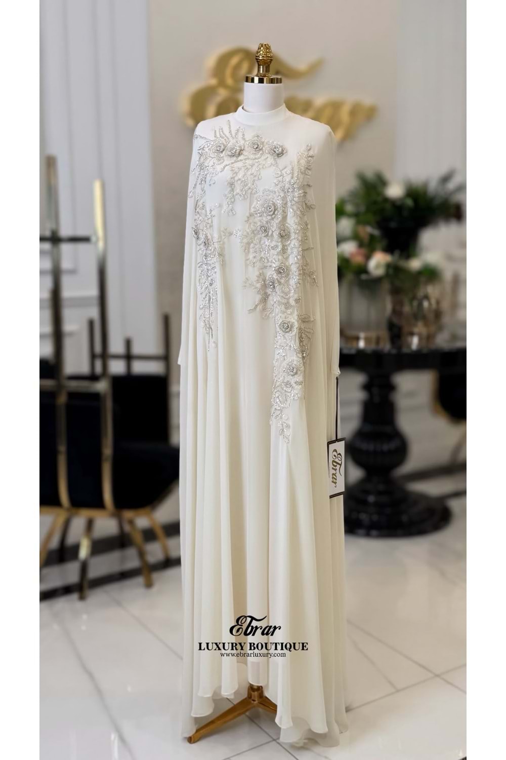 RYLEE EXCLUSİVE ABAYA TAKIM EKRU