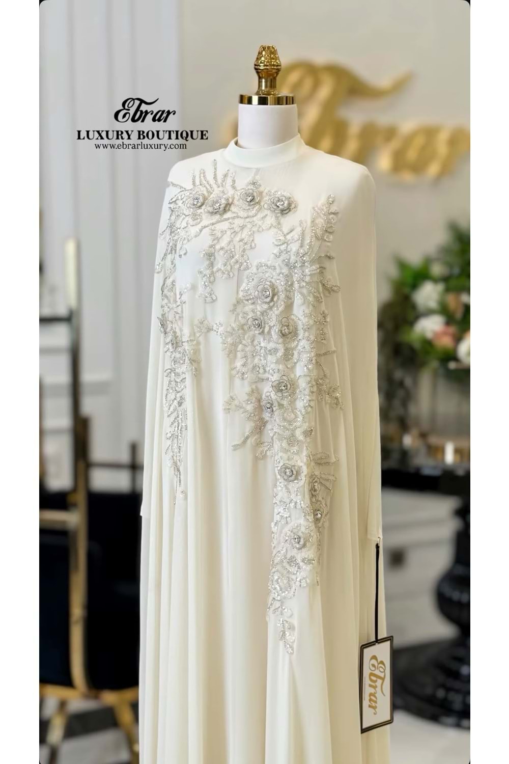 RYLEE EXCLUSİVE ABAYA TAKIM EKRU