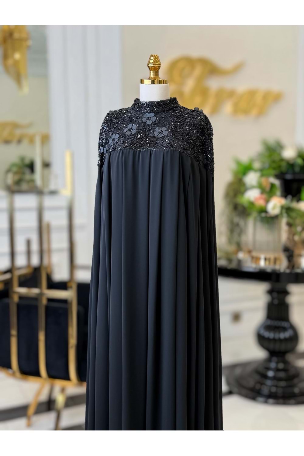 SAGE ABAYA TAKIM SİYAH