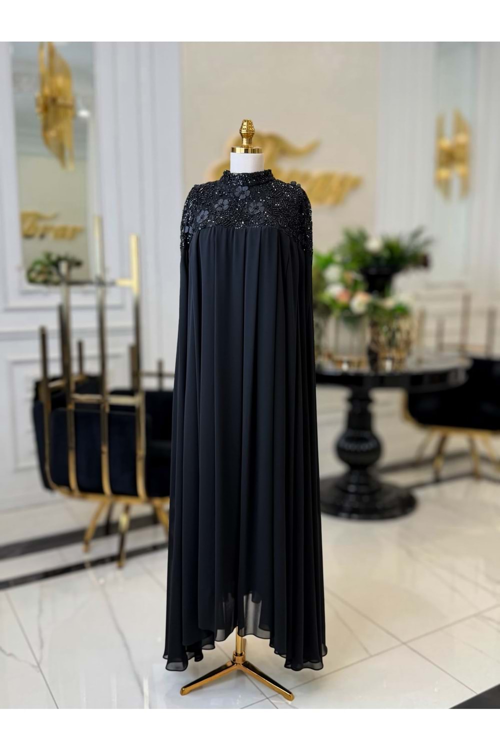 SAGE ABAYA TAKIM SİYAH