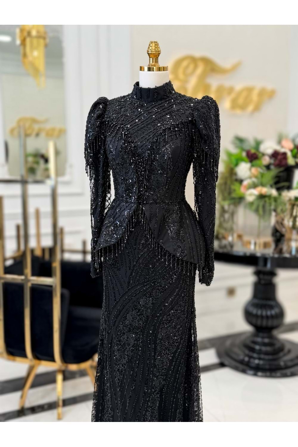 NERA DRESS SİYAH