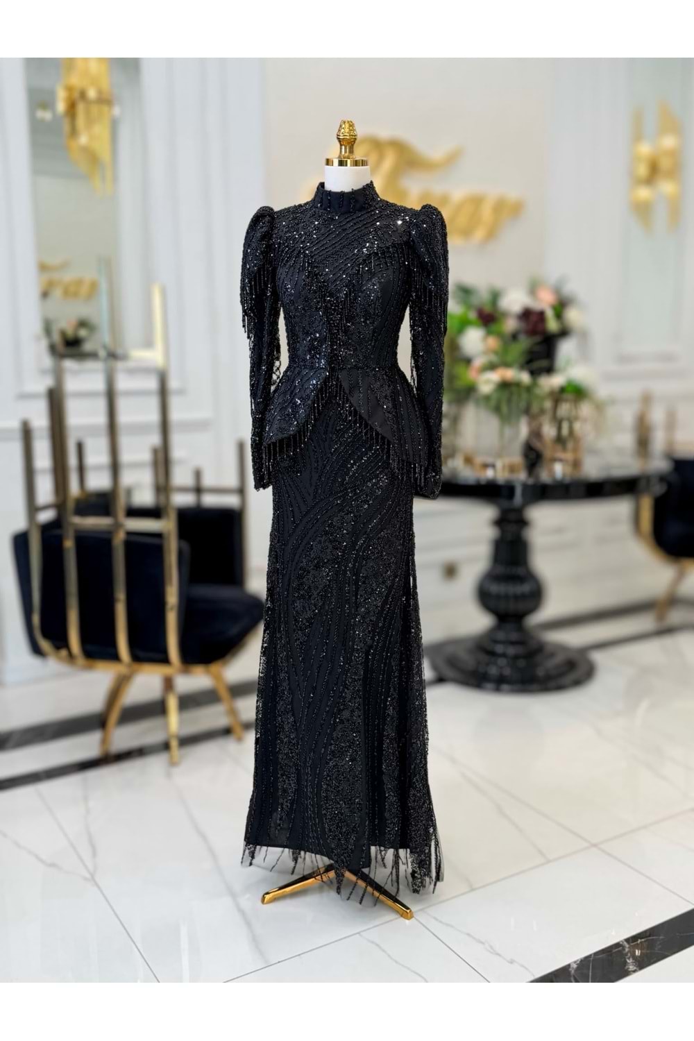 NERA DRESS SİYAH