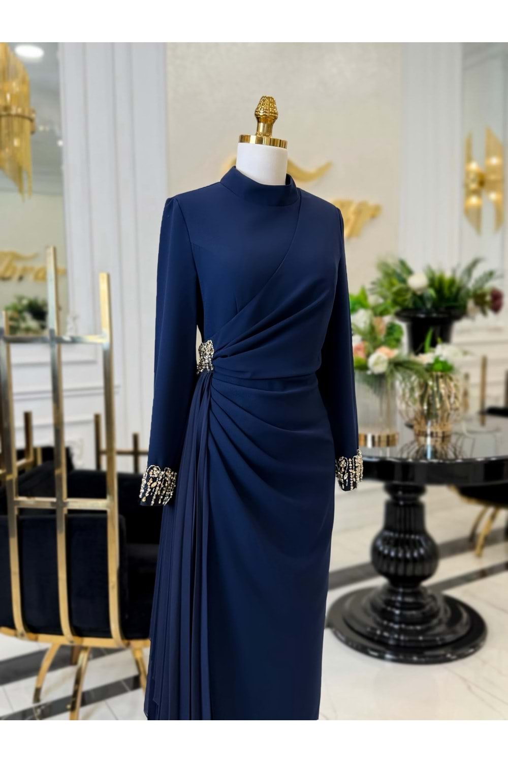 PELQİN DRESS LACİVERT