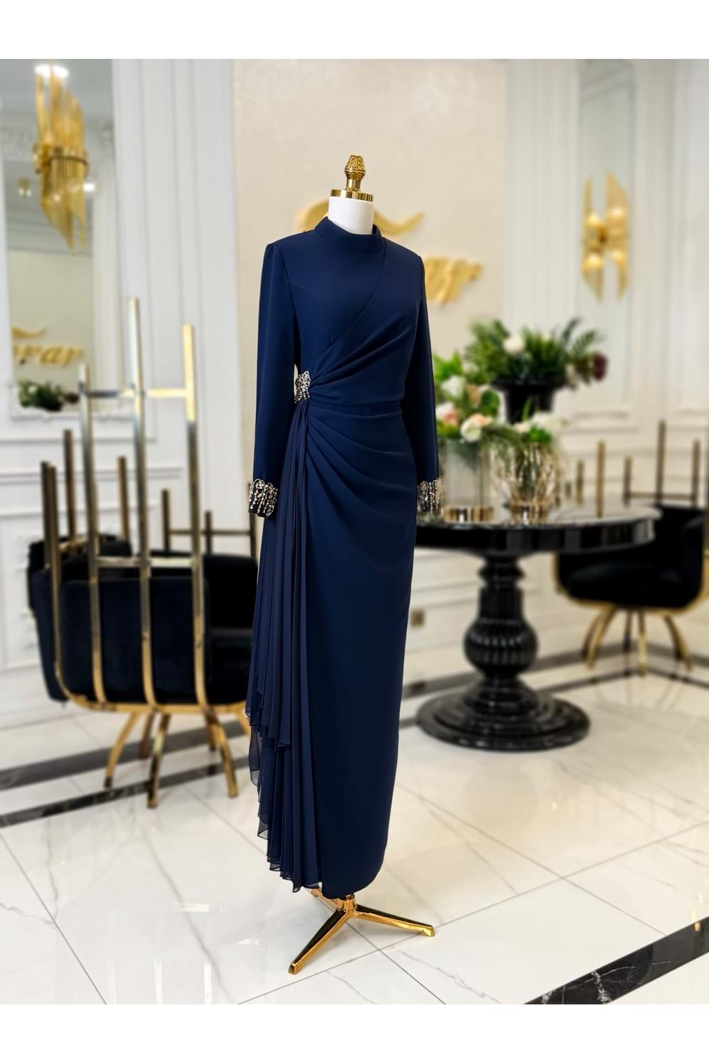 PELQİN DRESS LACİVERT