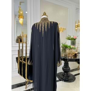 MARİSSA ABAYA SİYAH GOLD