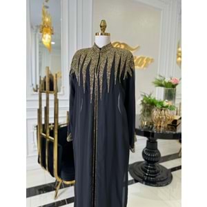 MARİSSA ABAYA SİYAH GOLD