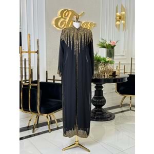 MARİSSA ABAYA SİYAH GOLD