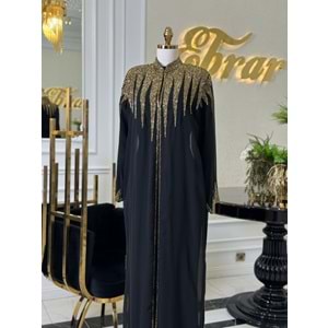 MARİSSA ABAYA SİYAH GOLD
