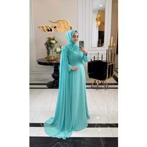 FLEUR DRESS AQUA