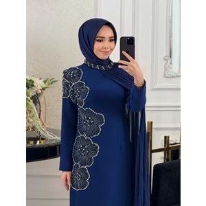 ROSALİN DRESS LACİVERT