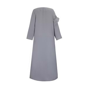 HILLARY ABAYA TAKIM GRİ