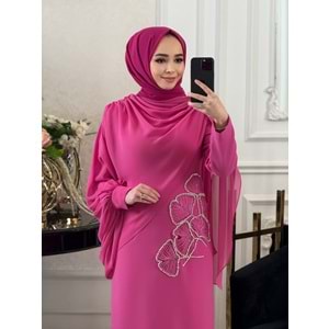 PEONY DRESS FUŞYA