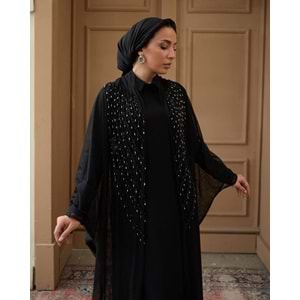 IKNUR ABAYA SİYAH