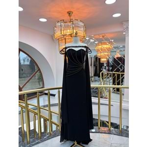 AELLA VIP DRESS SİYAH