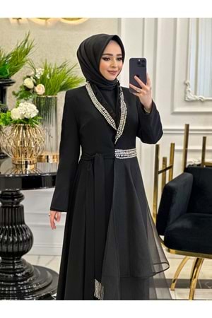 CARNATİON ABAYA - SİYAH - 42