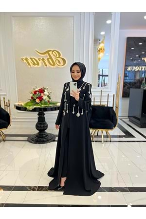 FLOWERS ABAYA TAKIM