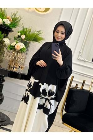 KHLOE EXCLUSIVE ABAYA - SİYAH - 42