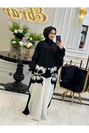 KHLOE EXCLUSIVE ABAYA - SİYAH - 42