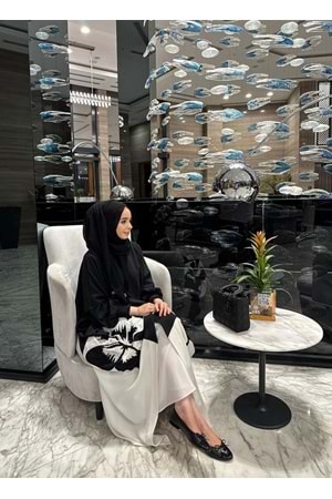 KHLOE EXCLUSIVE ABAYA - SİYAH - 42