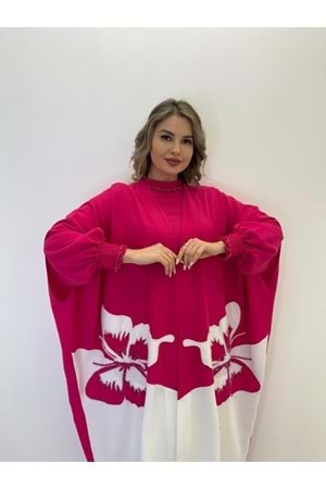 KHLOE EXCLUSIVE ABAYA - FUŞYA - 38