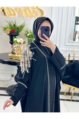 AİLSA PLİSE ABAYA