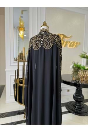 MARİNA ABAYA SİYAH GOLD