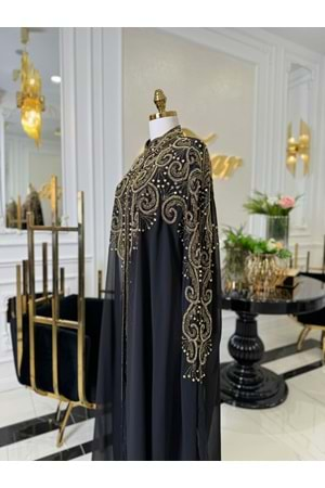 MARİNA ABAYA SİYAH GOLD