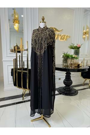 MARİNA ABAYA SİYAH GOLD