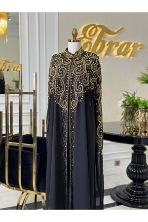 MARİNA ABAYA SİYAH GOLD