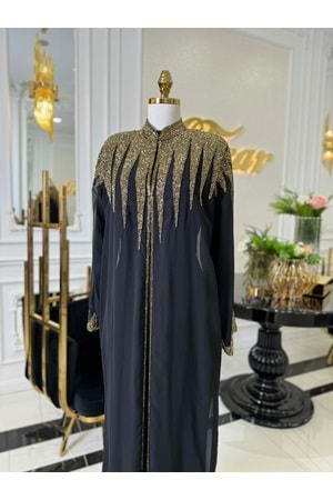 MARİSSA ABAYA SİYAH GOLD