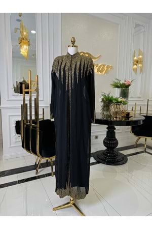 MARİSSA ABAYA SİYAH GOLD