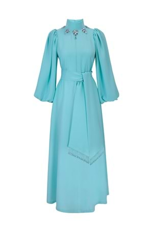 LAURA DRESS AQUA