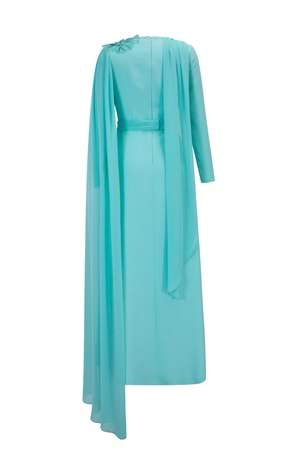 FLEUR DRESS AQUA