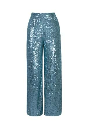 SEQUIN PANTS MİNT