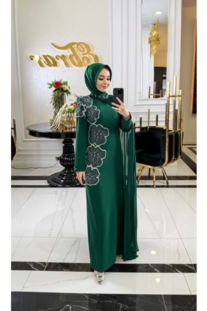 ROSALİN DRESS ZÜMRÜT