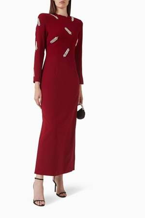 VANESSA DRESS BORDO