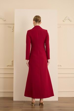 ROSE STONE DRESS BORDO