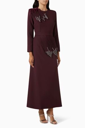 LIRIO DRESS BORDO