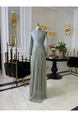ROMANCE DRESS MİNT YEŞİLİ
