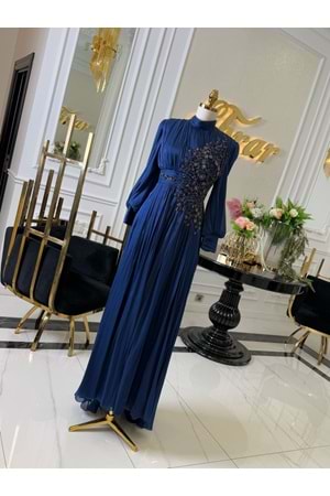 FICUS DRESS LACİVERT