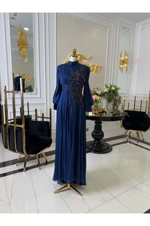 FICUS DRESS LACİVERT